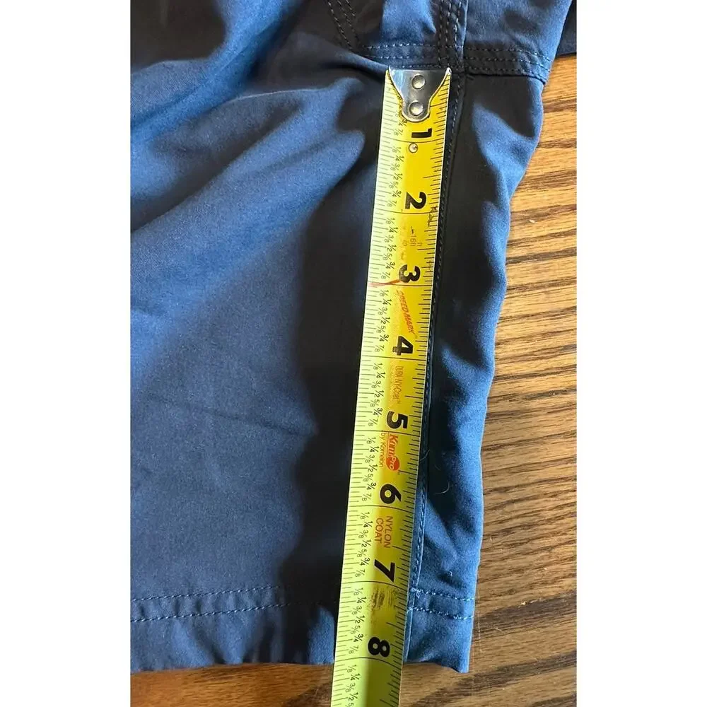 Speedo Mens 2XL Gray Red Cargo Drawstring Board Shorts Swim Trunks‎